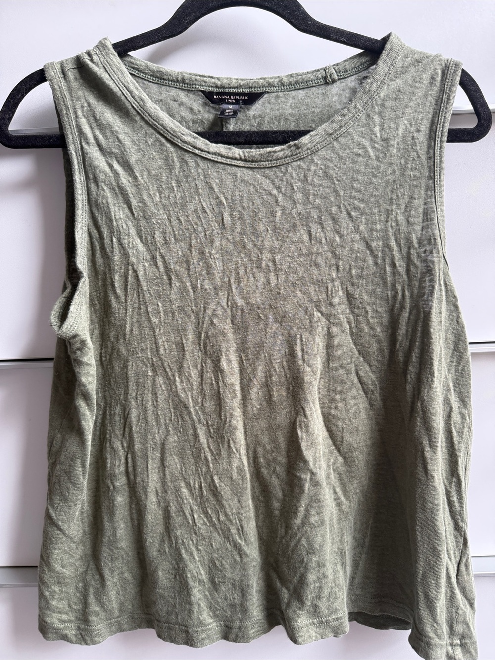 Banana Republic Vintage Olive Green Tank Top